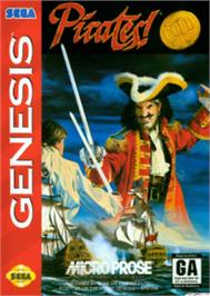 Box cover for Pirates! Gold on the Sega Nomad.