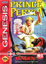 Box cover for Prince of Persia on the Sega Nomad.