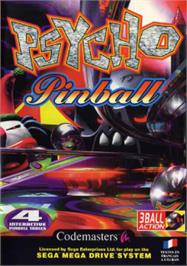 Box cover for Psycho Pinball on the Sega Nomad.