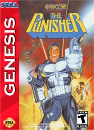 Box cover for Punisher, The on the Sega Nomad.