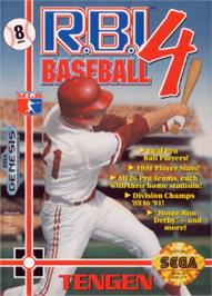 Box cover for R.B.I. Baseball 4 on the Sega Nomad.