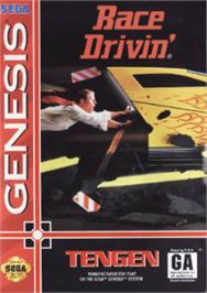 Box cover for Race Drivin' on the Sega Nomad.