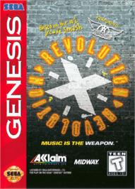 Box cover for Revolution X on the Sega Nomad.