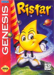 Box cover for Ristar on the Sega Nomad.