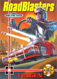 Box cover for Road Blasters on the Sega Nomad.