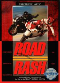 Box cover for Road Rash on the Sega Nomad.