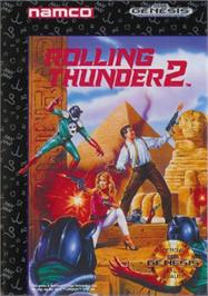 Box cover for Rolling Thunder 2 on the Sega Nomad.