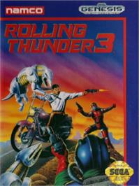 Box cover for Rolling Thunder 3 on the Sega Nomad.