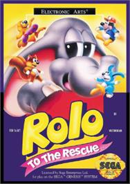 Box cover for Rolo to the Rescue on the Sega Nomad.