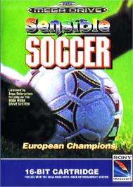 Box cover for Sensible Soccer: European Champions: 92/93 Edition on the Sega Nomad.