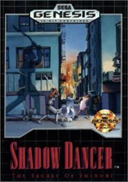 Box cover for Shadow Dancer: The Secret of Shinobi on the Sega Nomad.