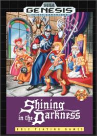 Box cover for Shining in the Darkness on the Sega Nomad.