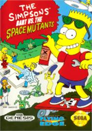 Box cover for Simpsons, The: Bart vs. the Space Mutants on the Sega Nomad.