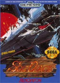 Box cover for Sol-Feace on the Sega Nomad.