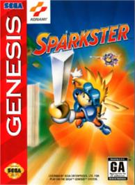 Box cover for Sparkster on the Sega Nomad.