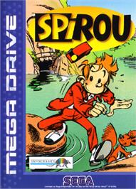 Box cover for Spirou on the Sega Nomad.