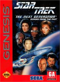 Box cover for Star Trek The Next Generation - Echoes from the Past on the Sega Nomad.