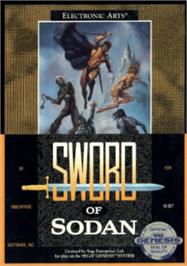 Box cover for Sword of Sodan on the Sega Nomad.