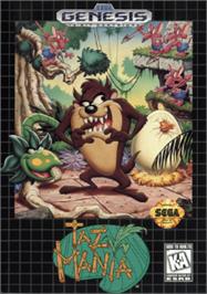 Box cover for Taz-Mania on the Sega Nomad.