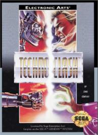 Box cover for Techno Clash on the Sega Nomad.