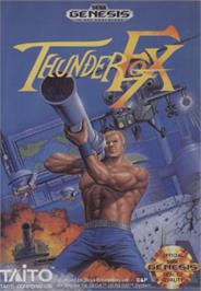 Box cover for Thunder Fox on the Sega Nomad.