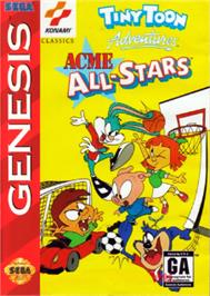 Box cover for Tiny Toon Adventures: Acme All-Stars on the Sega Nomad.