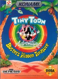 Box cover for Tiny Toon Adventures: Buster's Hidden Treasure on the Sega Nomad.