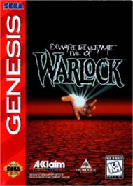 Box cover for Warlock on the Sega Nomad.