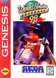 Box cover for World Series Baseball '98 on the Sega Nomad.