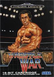 Box cover for Wrestle War on the Sega Nomad.