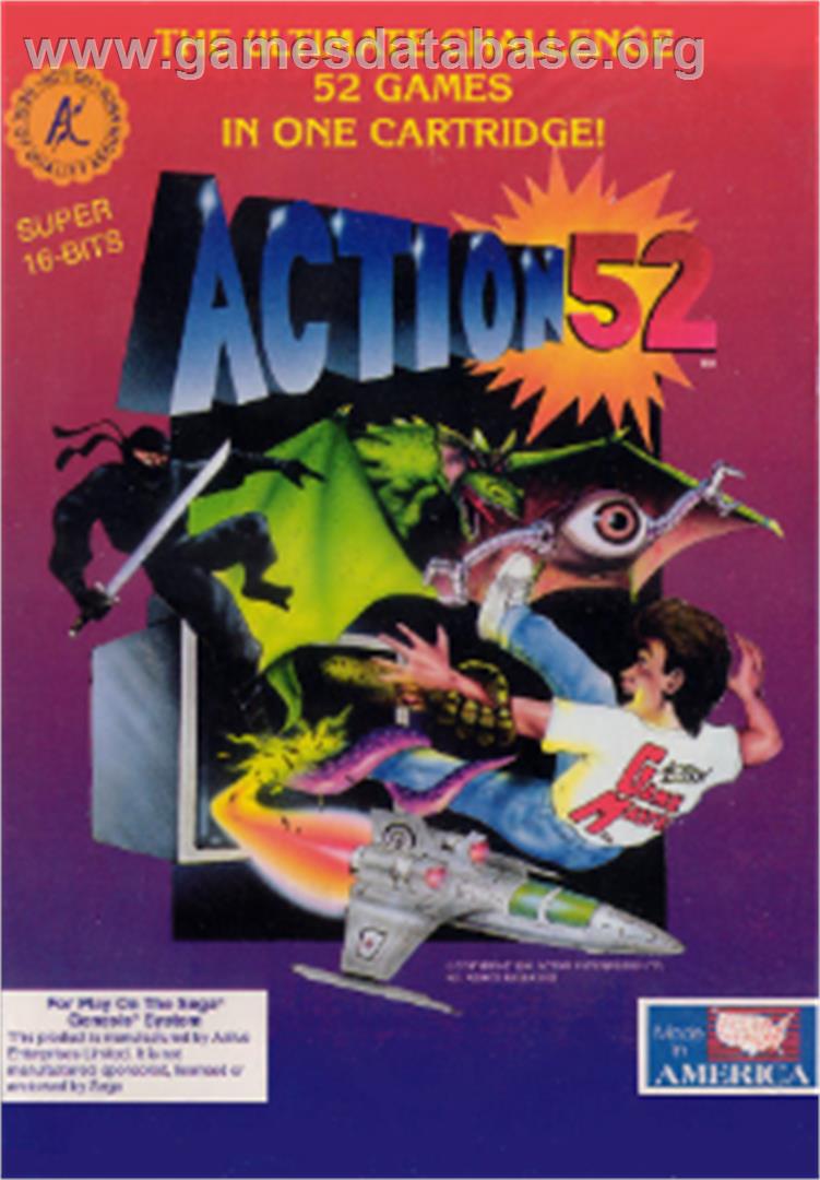 Action 52 - Sega Nomad - Artwork - Box