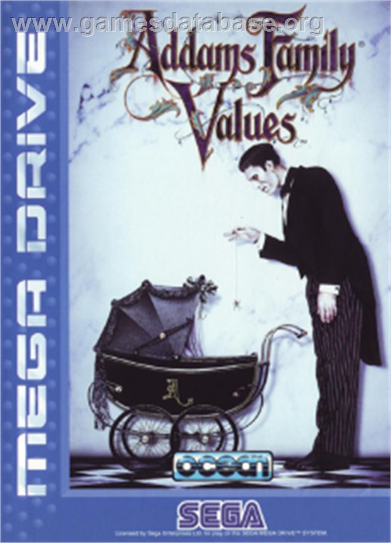 Addams Family Values - Sega Nomad - Artwork - Box