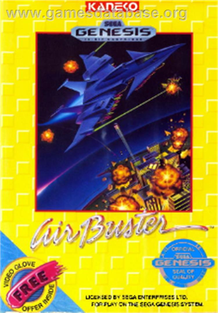 Air Buster - Sega Nomad - Artwork - Box