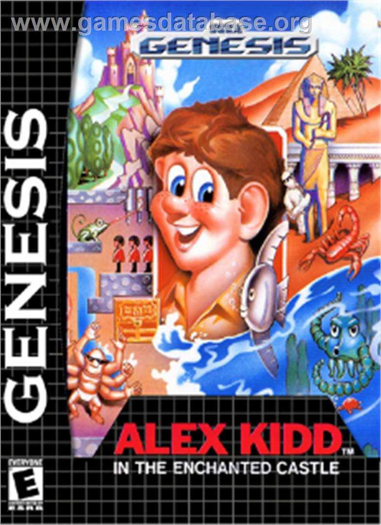 Alex Kidd in the Enchanted Castle - Sega Nomad - Artwork - Box