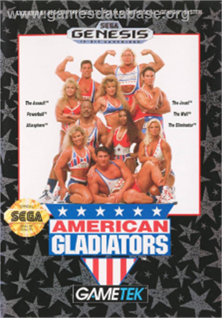 American Gladiators - Sega Nomad - Artwork - Box