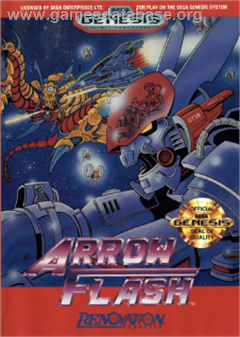 Arrow Flash - Sega Nomad - Artwork - Box