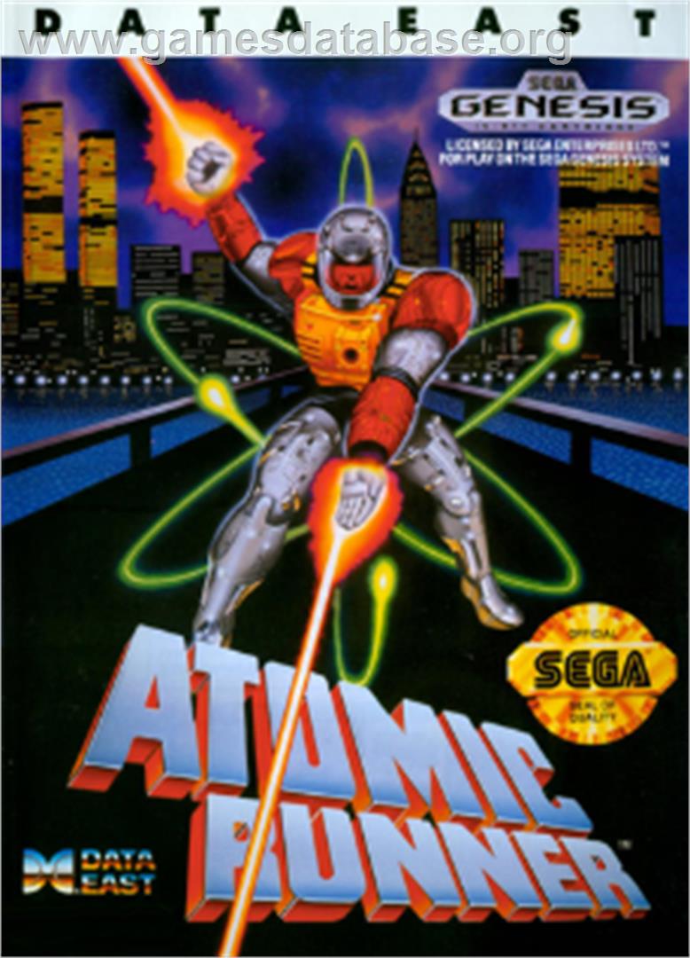 Atomic Runner - Sega Nomad - Artwork - Box