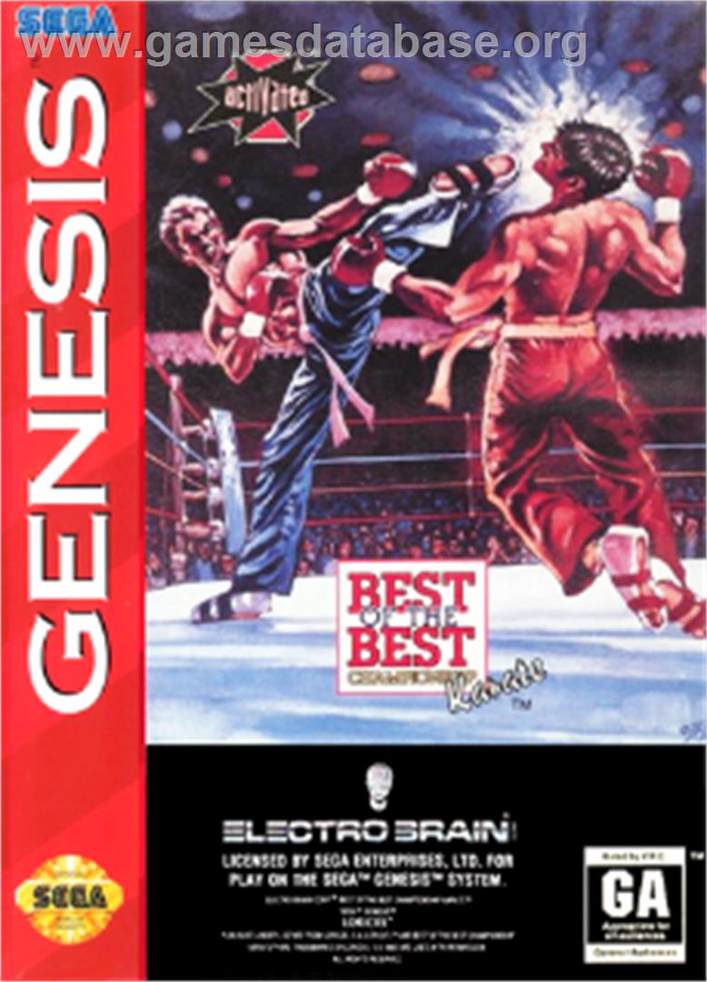 Best of the Best Championship Karate - Sega Nomad - Artwork - Box