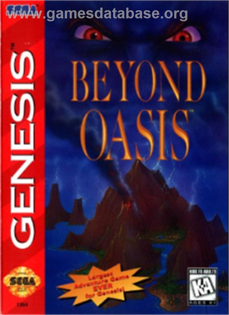 Beyond Oasis - Sega Nomad - Artwork - Box