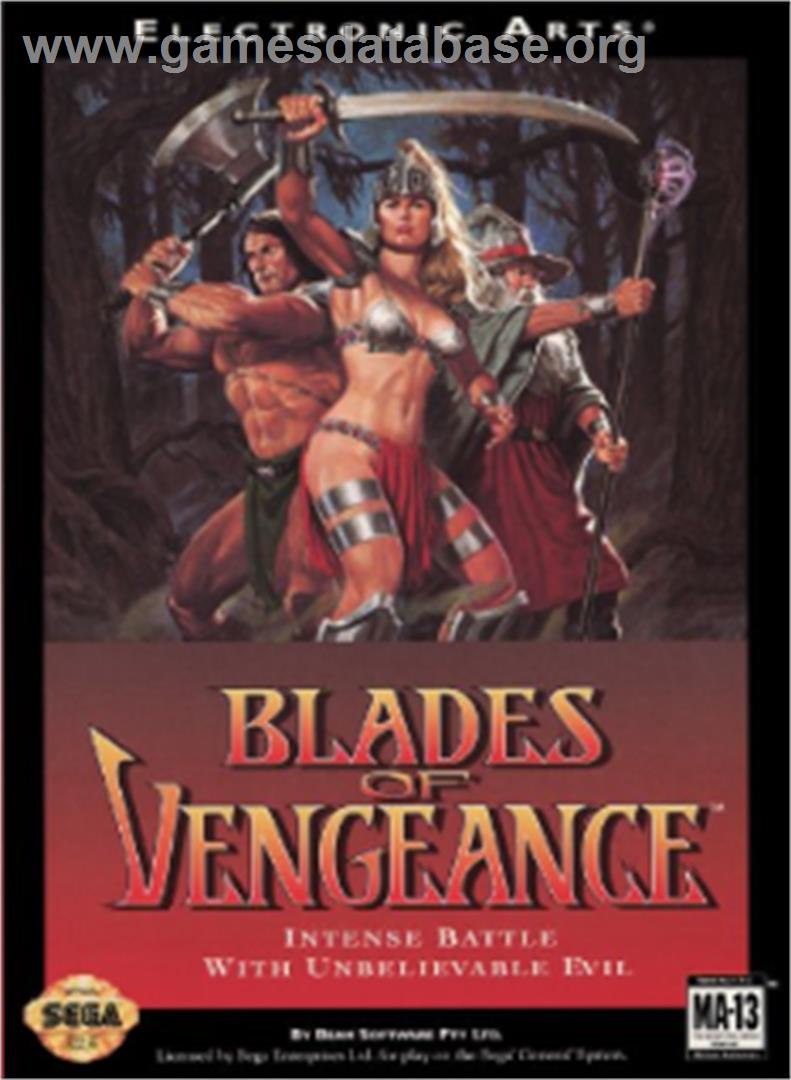 Blades of Vengeance - Sega Nomad - Artwork - Box