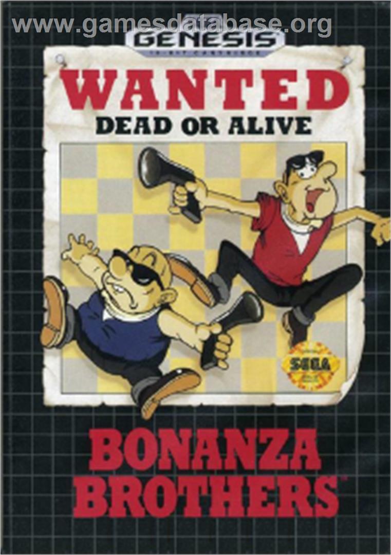 Bonanza Bros. - Sega Nomad - Artwork - Box