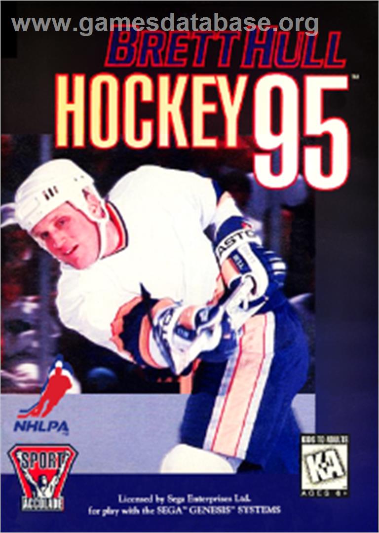 Brett Hull Hockey '95 - Sega Nomad - Artwork - Box
