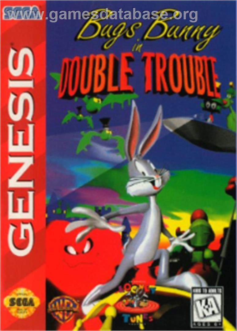 Bugs Bunny in Double Trouble - Sega Nomad - Artwork - Box