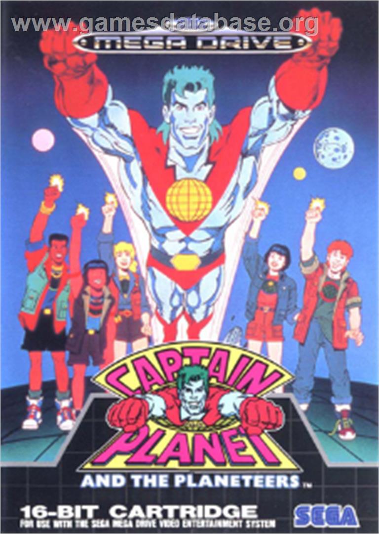 Captain Planet and the Planeteers - Sega Nomad - Artwork - Box