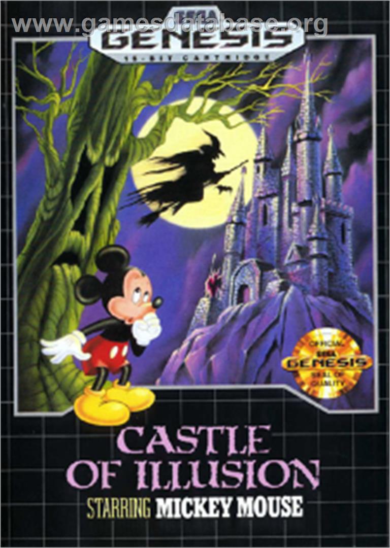 Castle of Illusion starring Mickey Mouse - Sega Nomad - Artwork - Box