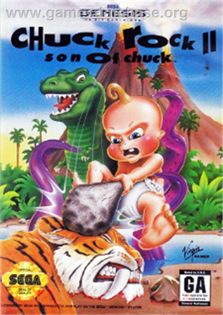 Chuck Rock 2: Son of Chuck - Sega Nomad - Artwork - Box