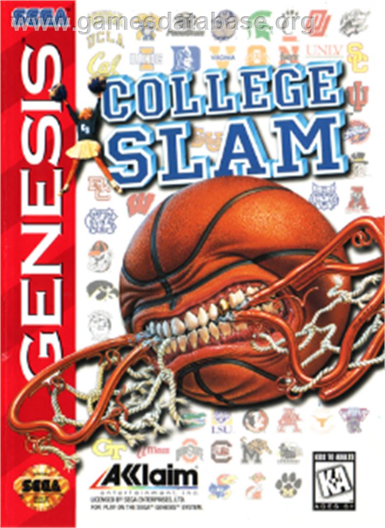 College Slam - Sega Nomad - Artwork - Box