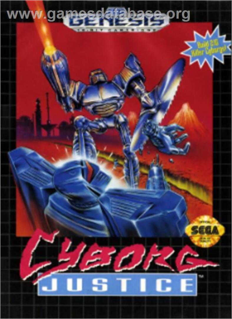 Cyborg Justice - Sega Nomad - Artwork - Box