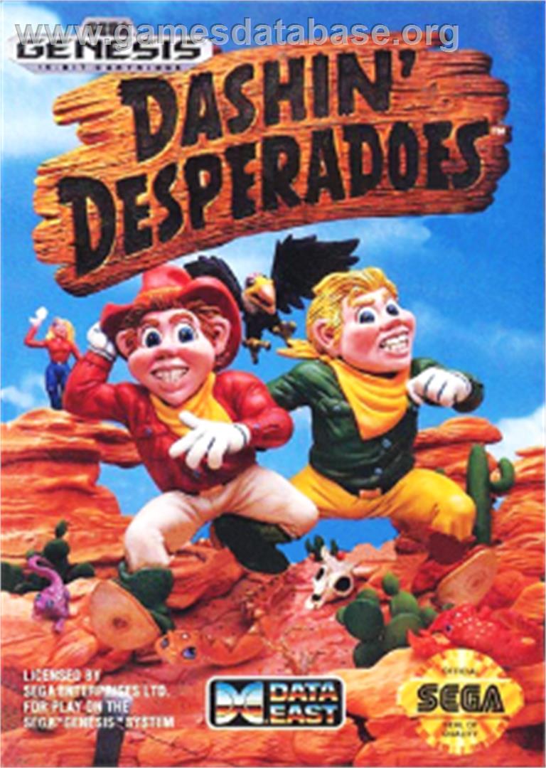 Dashin' Desperadoes - Sega Nomad - Artwork - Box