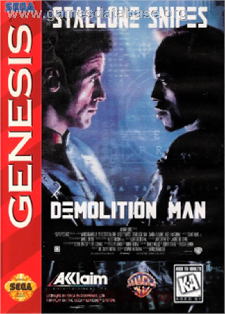 Demolition Man - Sega Nomad - Artwork - Box